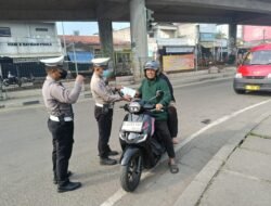 Puluhan Pengendara Diberi Teguran pada Operasi Patuh Maung Polresta Tangerang