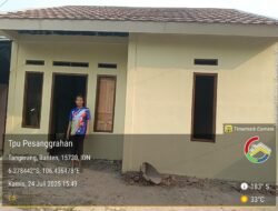 Dinas Perkim Kabupaten Tangerang Bersama Forum RTLH Kecamatan Solear Bedah Rumah Milik Edi Warga Desa Pasanggrahan