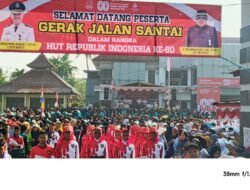 Danramil 08/Kronjo Terlibat Pengamanan Jalan Sehat