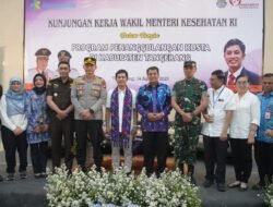 Dandim 0510/Trs Dampingi Bupati Sambut Kunker Wamen Kesehatan RI di Curug