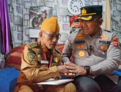 Jelang Hari Kemerdekaan, Kapolresta Tangerang Silaturahmi ke Pejuang Veteran