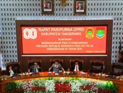 DPRD Kabupaten Tangerang Gelar Rapat Paripurna Dalam Rangka Mendengarkan Pidato Kenegaraan Presiden Republik Indonesia