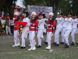 Dandim Pemalang Hadiri Aubade dan Upacara Penurunan Sang Merah Putih Warnai Peringatan HUT ke-80 RI di Kabupaten Pemalang