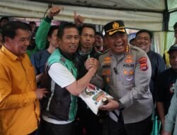 Polresta Tangerang dan Forkopimda Gelar Silaturahmi dan Baksos Bersama Komunitas Ojol