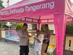 Gerakan Pangan Murah Polresta Tangerang Digelar di Polsek Kronjo