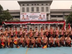 HUT Pramuka Ke-64 Perkemahan Pramuka Tingkat Kwartir Ranting Jambe Rutan Kelas I Tangerang