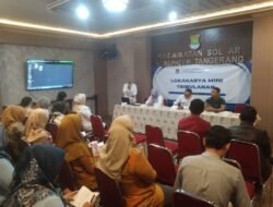 Danramil 13/Cisoka Rapat Lokakarya Mini Lintas Sektor Triwulan Tahun Anggaran 2025