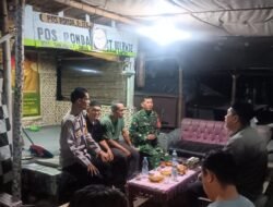 Babinsa Komsos dengan Tokoh Masyarakat di Wilayah Binaan