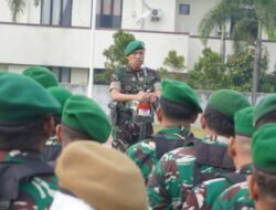 Pangdam Jaya Tekankan Kesiapsiagaan Prajurit, Dandim 0510/Trs Bacakan Amanat dalam Upacara