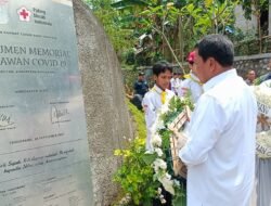 HUT PMI, Bupati Maesyal Rasyid Kunjungi Monumen Memorial Relawan Covid-19 di Voulunter Park Solear