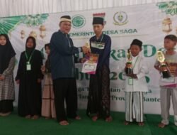 Pemdes Desa Saga Gelar Musabaqoh Tilawatil Qur’an dan Maulid Nabi Muhammad SAW