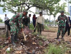 Kodim 0711/Pemalang Bersama Pemda Laksanakan Sinergi Gerakan Menanam Pohon dan Pembersihan Lingkungan
