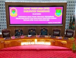 Rapat Paripurna DPRD Kabupaten Tangerang Dalam Rangka Pandangan Umum Fraksi Terhadap Penyampaian Bupati Atas Raperda APBD Tahun Anggaran 2026