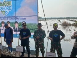 Kasdim Pemalang Hadiri Penanaman Mangrove Serentak “Mageri Segoro” Provinsi Jawa Tengah Tahun 2025