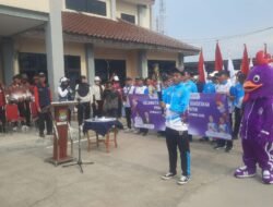 Serah Terima Estafet Obor Porkab VI oleh Camat Udin,S.Ag, dari Mekar Baru untuk Dilanjukan ke Kresek
