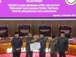 DPRD Kabupaten Tangerang Bersama Bupati Setujui Rancangan Perda Penyelenggaraan Keolahragaan