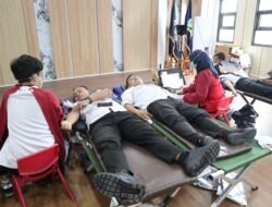 Kegiatan Donor Darah dalam Rangka Hari Bakti Kementerian Imigrasi dan Pemasyarakatan (IMIPAS) Ke-1 Tahun 2025