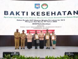 Peringati HUT Ke-26, DWP Kemendagri Gelar Cek Kesehatan Gratis, Donor Darah, dan Bazar Pangan Murah