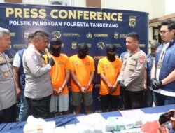 Polresta Tangerang Bongkar Jaringan Narkoba Antarprovinsi, 35 Paket Besar Ganja Diselundupkan dalam Motor Vespa