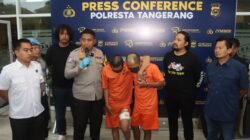 Sempat Melawan, Polresta Tangerang Ringkus Dua Pelaku Curanmor Bersenpi