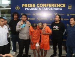 Sempat Melawan, Polresta Tangerang Ringkus Dua Pelaku Curanmor Bersenpi