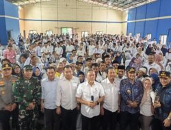 Dandim Pemalang Hadiri Kunjungan Kerja Menko Pangan RI, Menteri KKP dan Menteri LH di Desa Kelangdepok