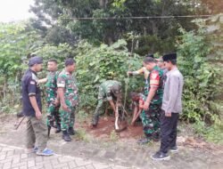 Koramil 13/Cisoka Tanam Pohon Bersama Warga, Peringati Hari Sejuta Pohon dan Lingkungan Hidup Sedunia