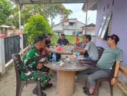 Komsos Dengan Warga Binaan, Babinsa Koramil 03/Legok Wujudkan Kebersamaan