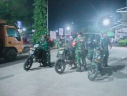 Patroli Motor Koramil 01/Teluknaga Amankan Wilayah