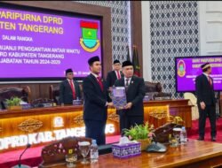 PAW, Nugraha Resmi Dilantik sebagai Anggota DPRD Kabupaten Tangerang Fraksi PDI Perjuangan