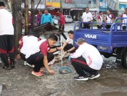 Kapolresta Tangerang Tinjau Lokasi Puting Beliung di Adiyasa Solear, Polisi Turun Tangan Bersihkan Sisa Material