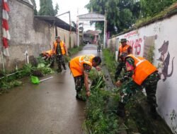 Koramil 03/Legok Perkuat Sinergitas Bersama Warga Tangani Sampah