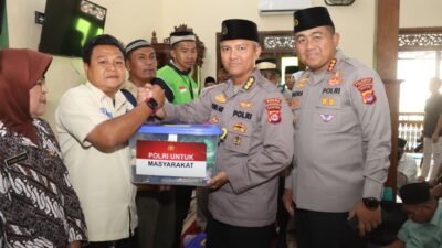 Teguhkan Iman Personel, Polresta Tangerang Peringati Isra Mi’raj dan Salurkan Bantuan Sosial