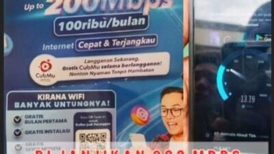 Diduga Kirana Wifi Promosikan Wifi 200 MBPS, Konsumen Hanya Terima 10 MBPS