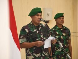 5 Pamen Masuk, Danrem Untoro Ingatkan Tantangan Tugas Semakin Kompleks dan Dinamis