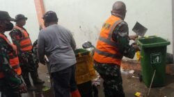 Perkuat Sinergitas Bersama Warga Koramil/12 Rajeg Tangani Sampah