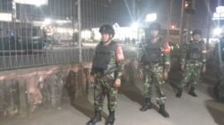 Patroli Maung Koramil 05/Balaraja Awasi Jalur Industri