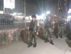 Patroli Maung Koramil 05/Balaraja Awasi Jalur Industri