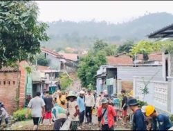 GIAT Warga Desa Padareka Gerak Bersatu Kerja Bakti Demi Ekonomi Tetap Berjalan