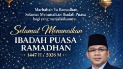 Anggota DPRD Kabupaten Tangerang Fraksi Demokrat H. Yaya Amsori Ucapkan Selamat Menunaikan Ibadah Puasa