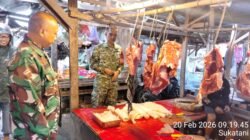 Dukungan Ketahanan Panganan Nasional, Babinsa Cek Harga Sembako