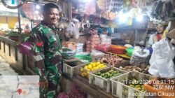 Babinsa Pantau Harga Pangan di Tangerang untuk Kendalikan Inflasi