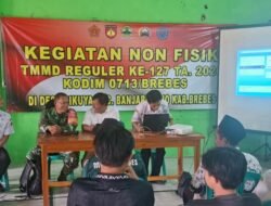 TMMD Reguler 127 Brebes Gandeng DLH Sosialisasi Budidaya Maggot di Desa Cikuya