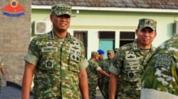Danpuslatpur Polsan Situmorang Kawal Langsung Menhan Tinjau Kesiapan Tempur Yonif TP 892 di Lampung