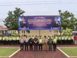 Danramil Comal Hadiri Apel Gelar Pasukan Operasi Keselamatan Candi 2026 Polres Pemalang