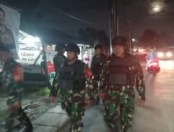 Koramil 13/Cisoka Pengamanan Wilayah Lewat Patroli Maung Malam