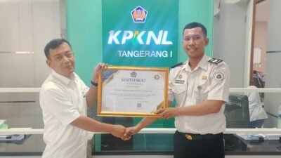 RUTAN KELAS I TANGERANG RAIH PENGHARGAAN PENGELOLAAN BMN TERBAIK TAHUN 2025 KATEGORI LIKUIDASI BMN