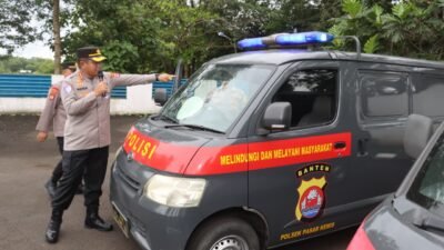 Jelang Operasi Ketupat Maung 2026, Kapolresta Tangerang Cek Kesiapan Kendaraan Dinas