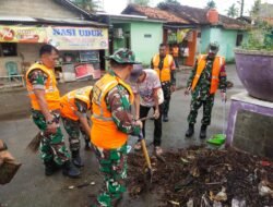 Kodim 0510/Trs Terus Lakukan Darurat Penanganan Sampah di Wilayah