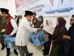 Semarakkan Ramadan, Kasatgas Tito Salurkan Bantuan untuk Korban Bencana di Pidie Jaya